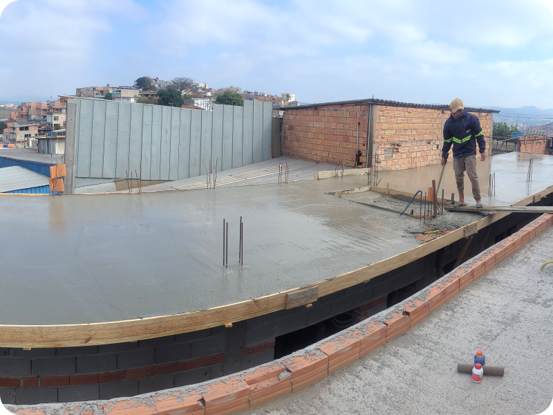 Concretagem de laje residencial: passo a passo profissional